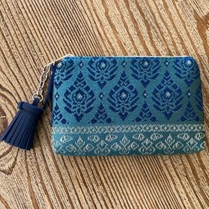 Beautiful pattern coin card zipper purse